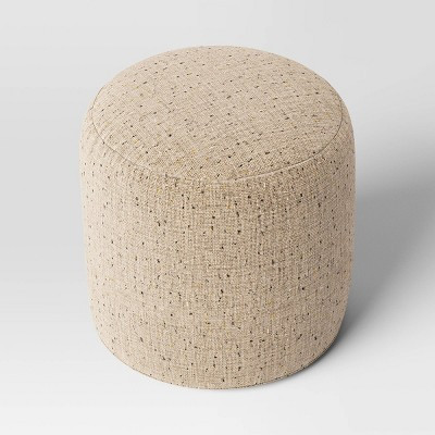Speckled Pouf Ottoman Speckled Beige- Room Essentials™ | Target