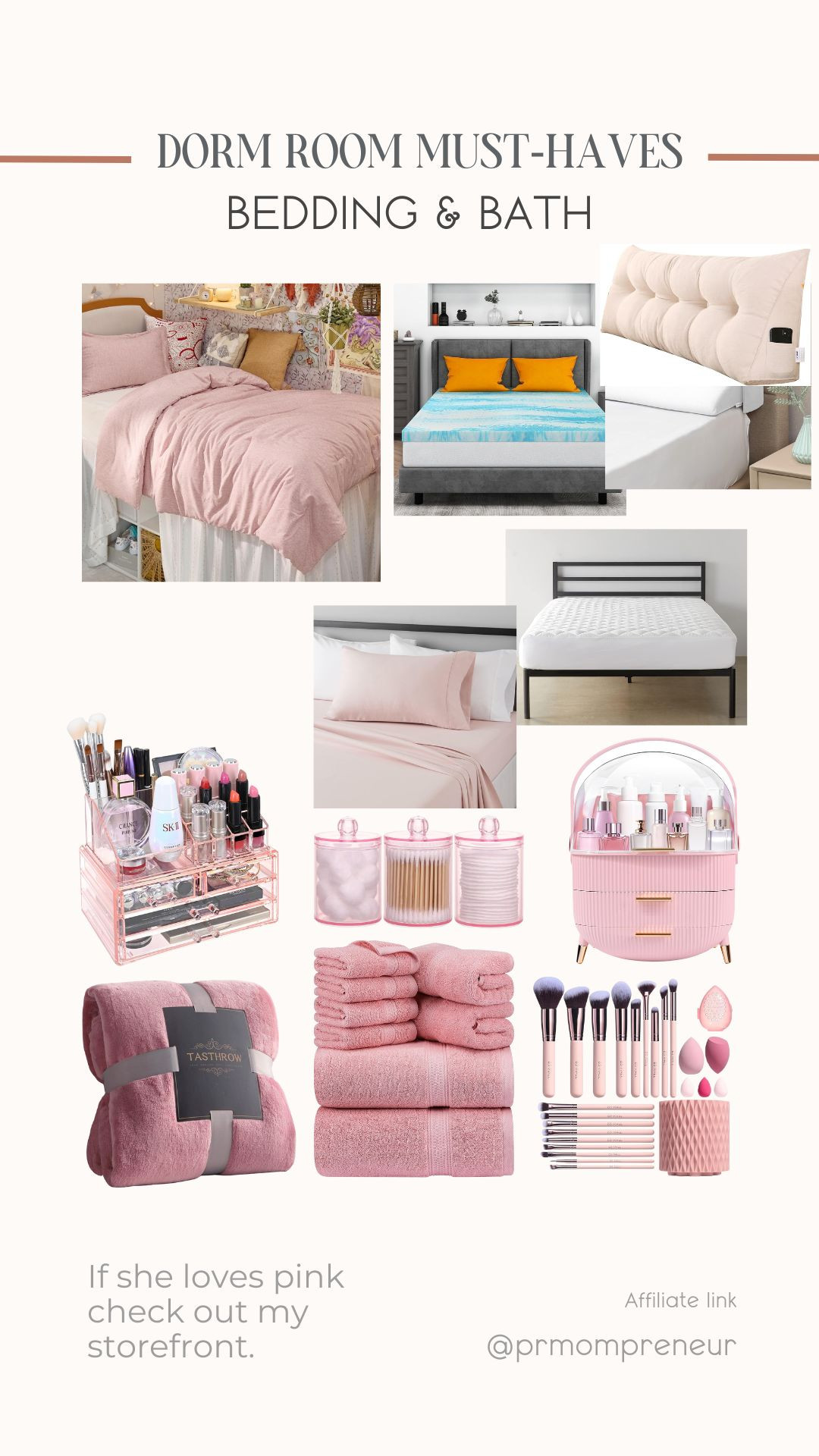 Soft, simple, and so cozy. This pink bedding gave her dorm a clean, feminine feel without overdoing it.

#DormDecor #PinkBedding #DormRoomStyle #BackToCollege #DormInspo #LTKBackToSchool #CollegeMoveIn #DormVibes #LTKFinds 

 #LTKFindsUnder100 #LTKKids #LTKFamily