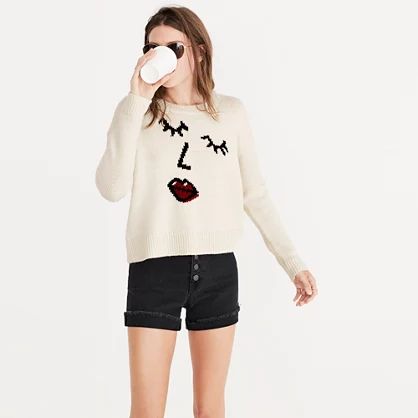 Making Faces Pullover Sweater | Madewell
