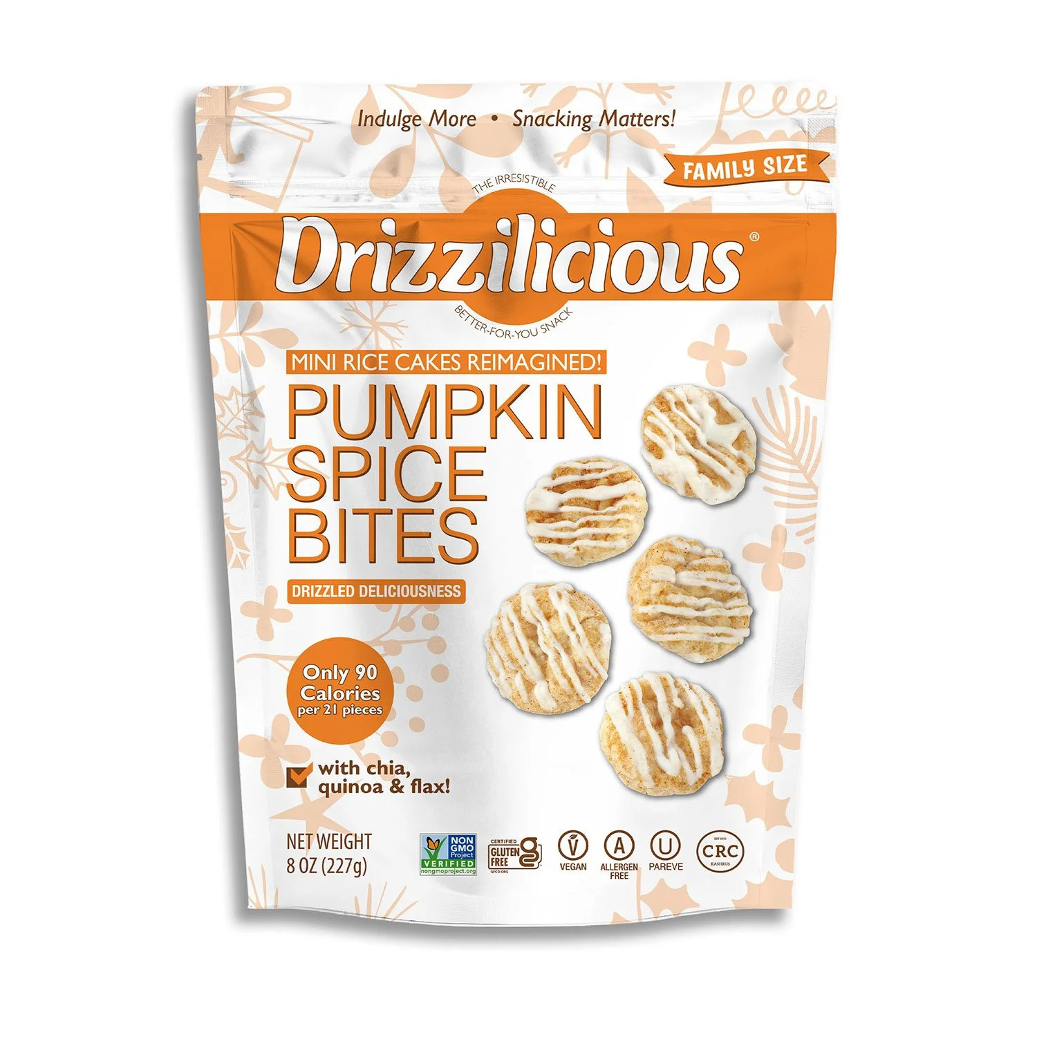 Drizzilicious Pumpkin Spice Mini Rice Cakes, 8 oz. | Sam's Club