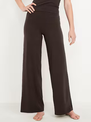 High-Waisted StudioSmooth Wide-Leg Pants | Old Navy (US)