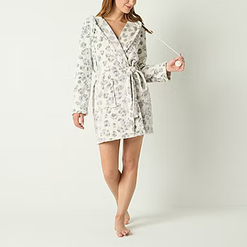 Sleep Chic Womens Fleece Long Sleeve Mid Length Robe | JCPenney