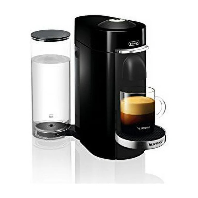 Nespresso New Vertuo Plus Deluxe Coffee and Espresso Machine by De'Longhi, Black, Single-Serve Br... | Walmart (US)