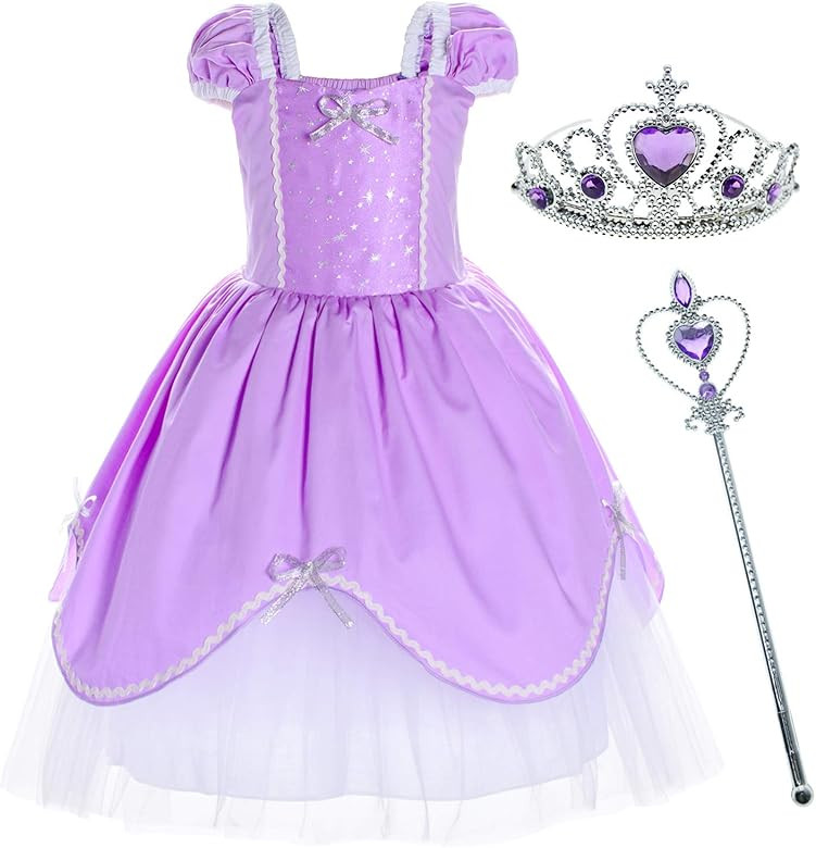 Princess Costume Birthday Party Dress for Toddler Girls | Amazon (US)