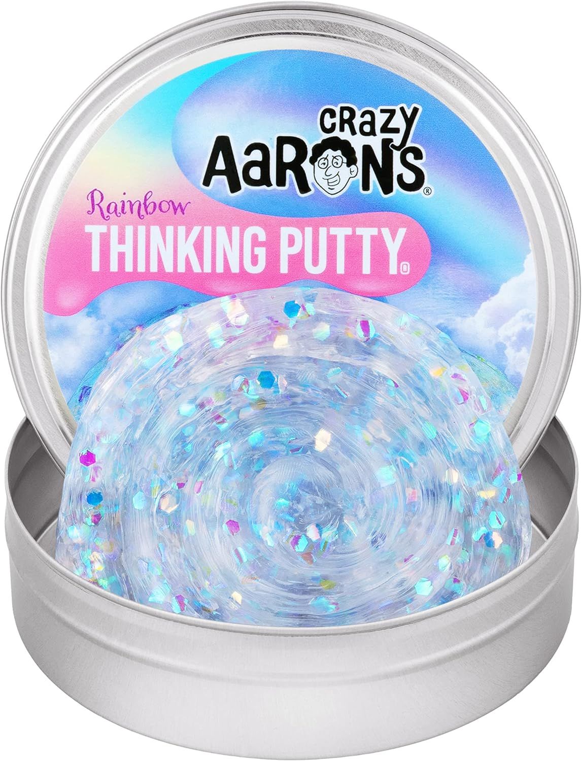 Crazy Aaron's® Rainbow Thinking Putty® - Multicolored Glitter and Shimmer | Amazon (US)
