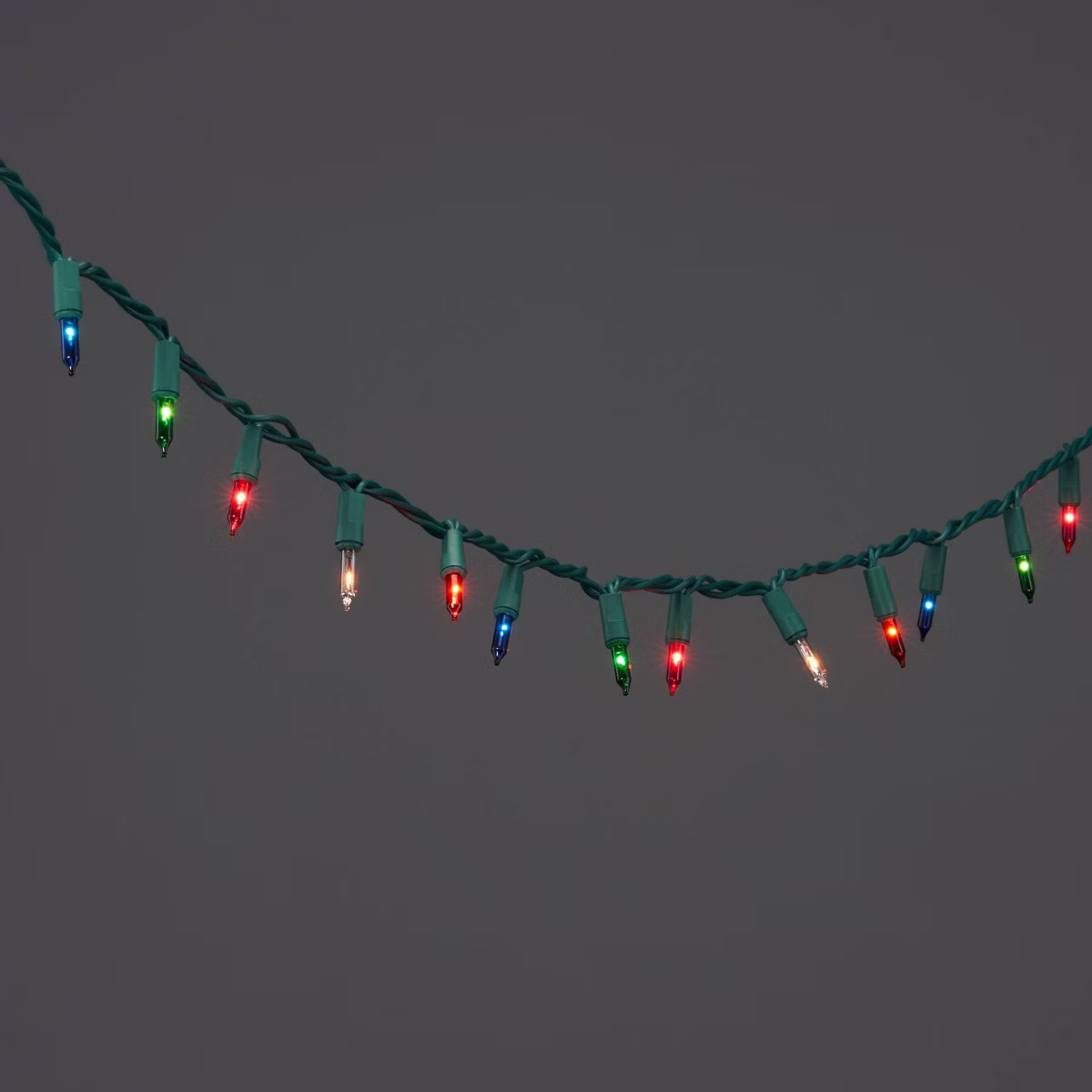 100ct Incandescent Smooth Mini Christmas String Lights with Green Wire - Wondershop™ | Target