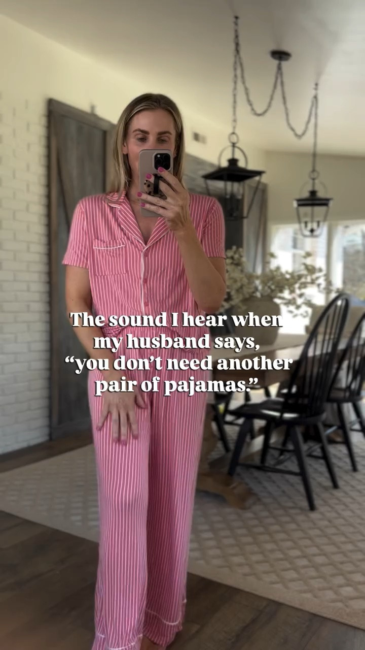 The static hits the second he says “you don’t need another pair of pajamas” and suddenly I can’t hear anything but ✨add to cart✨

Tell me I’m not the only one building a very necessary pajama collection… for comfort… and mental health… obviously.

Don’t worry though, these are the kind of affordable finds that just casually blend in with a Target or Walmart receipt… we’re keeping things lowkey over here 😅

Follow me for more cute, comfy, affordable finds! 

affordable pajamas, target pajamas, walmart fashion finds, cozy mom outfits, budget friendly fashion, comfy loungewear, mom life style, everyday outfits, affordable style finds, casual mom fashion, aerie pajamas, mom suit, mom uniform, best pajama sets for moms, aerie pajama sets, best pajama sets for women