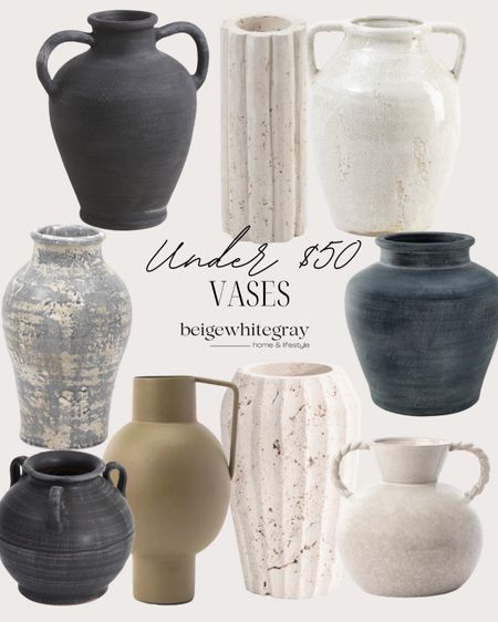 Vases under $50!! Get the designer look for less with these gorgeous vases!! 

#LTKfindsunder50 #LTKsalealert #LTKhome