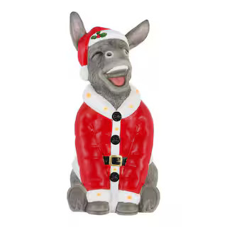 Home Accents Holiday 2.5 ft LED Donkey 25DK01006 - The Home Depot | The Home Depot