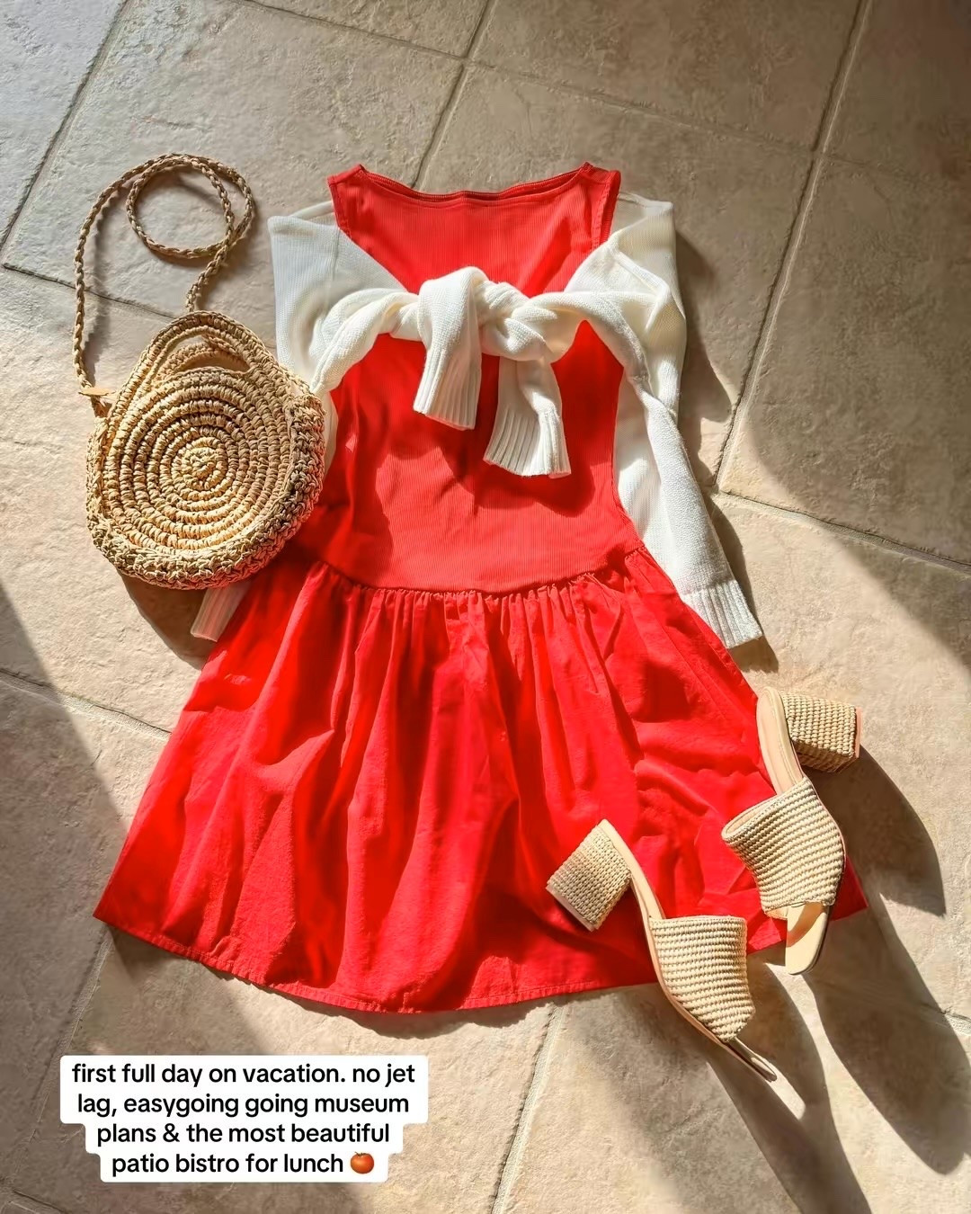 this tomato red dress is the perfect everyday casual yet chic outfit for summer! wear out on errands with sneakers or dress it up with block heels & a little cardigan over the shoulders.

#LTKSeasonal #LTKootd