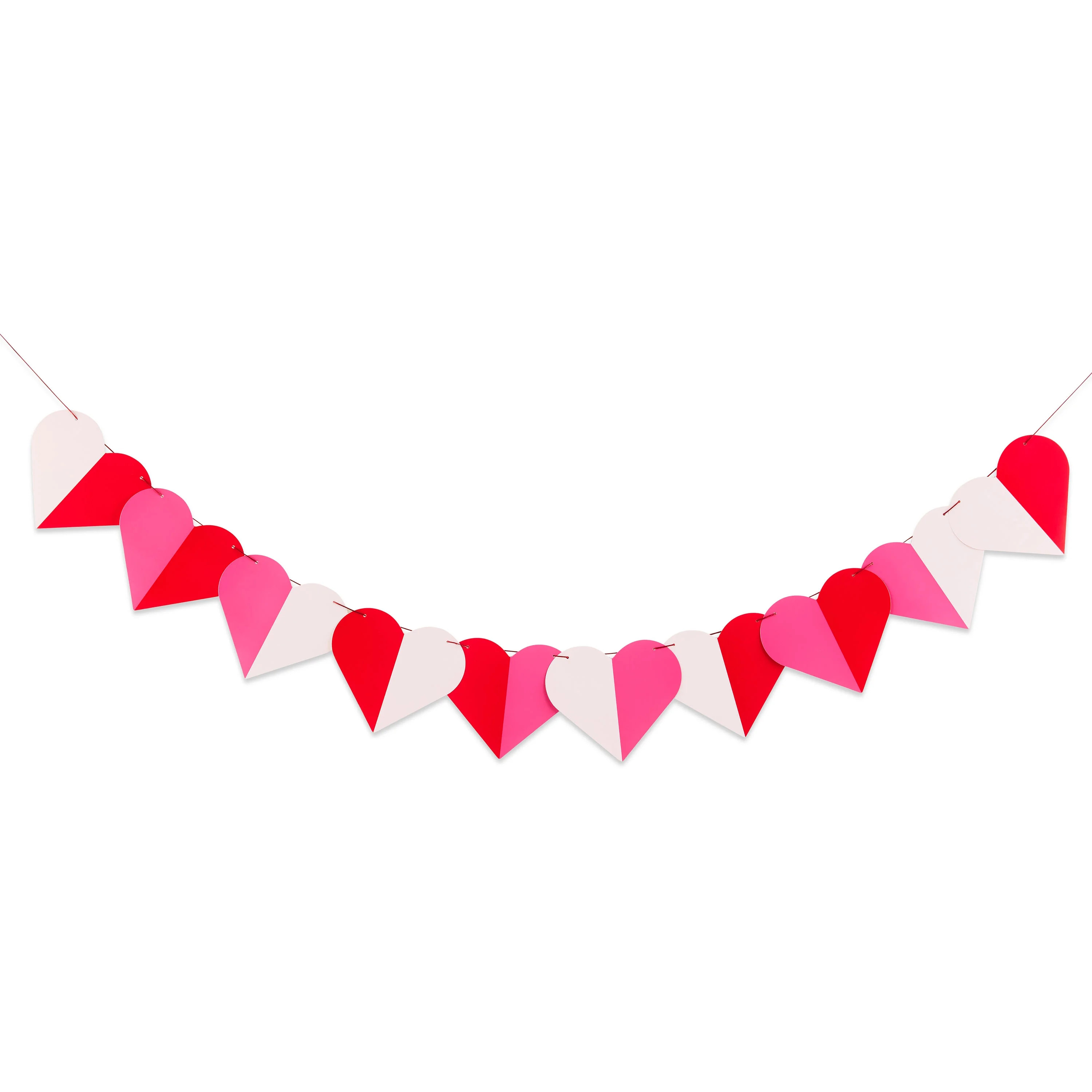 Heart Garland, Pink and Red, 7', Valentine's Day by Way To Celebrate | Walmart (US)