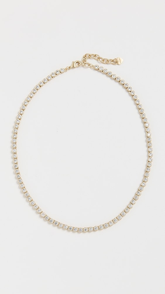 Bezel Tennis Necklace | Shopbop
