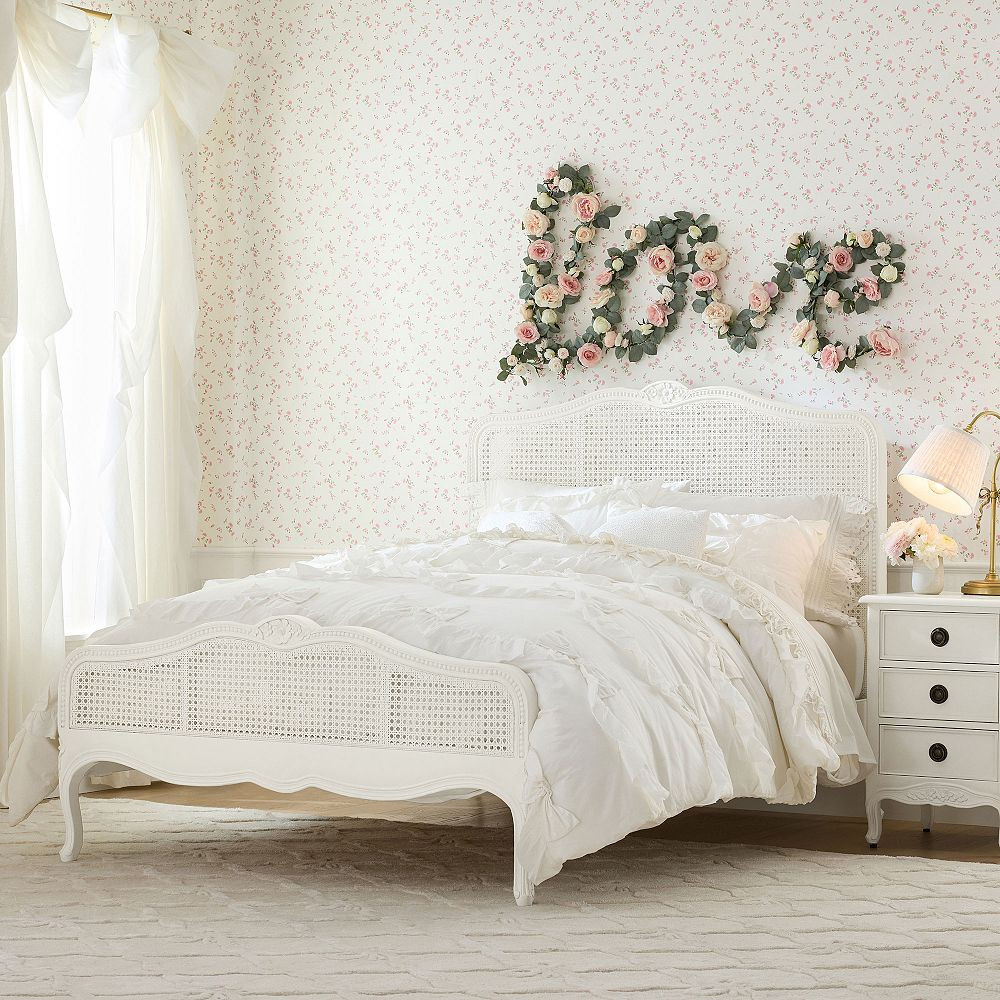 LoveShackFancy Caned Classic Bed | Pottery Barn Teen