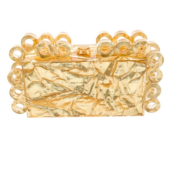 Cult Gaia Gold Acrylic Clutch | Poshmark