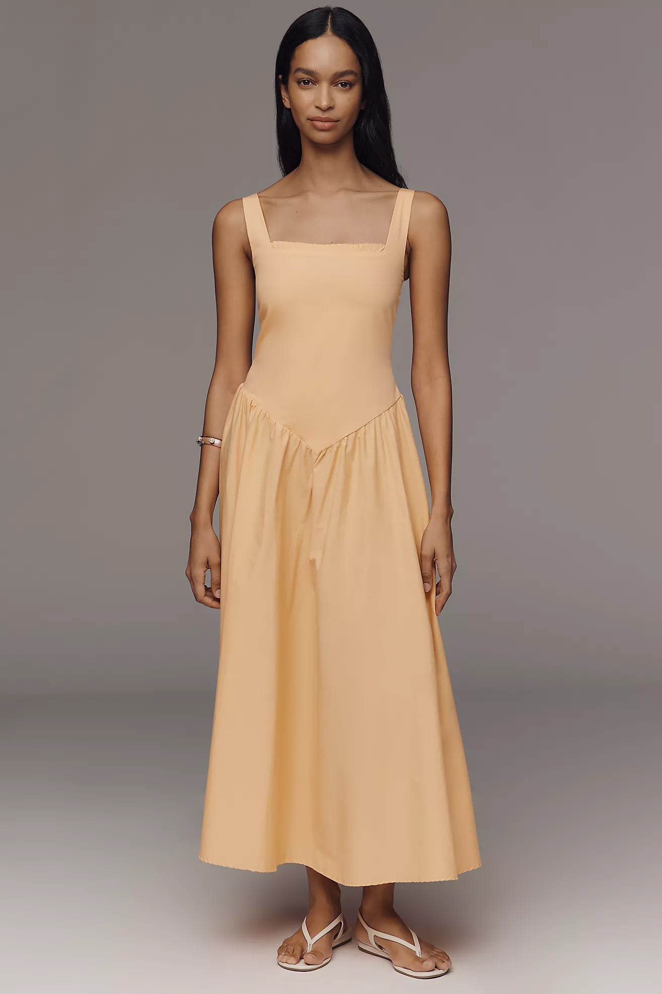 Peixoto Harlow Drop-Waist Midi Dress | Anthropologie (US)