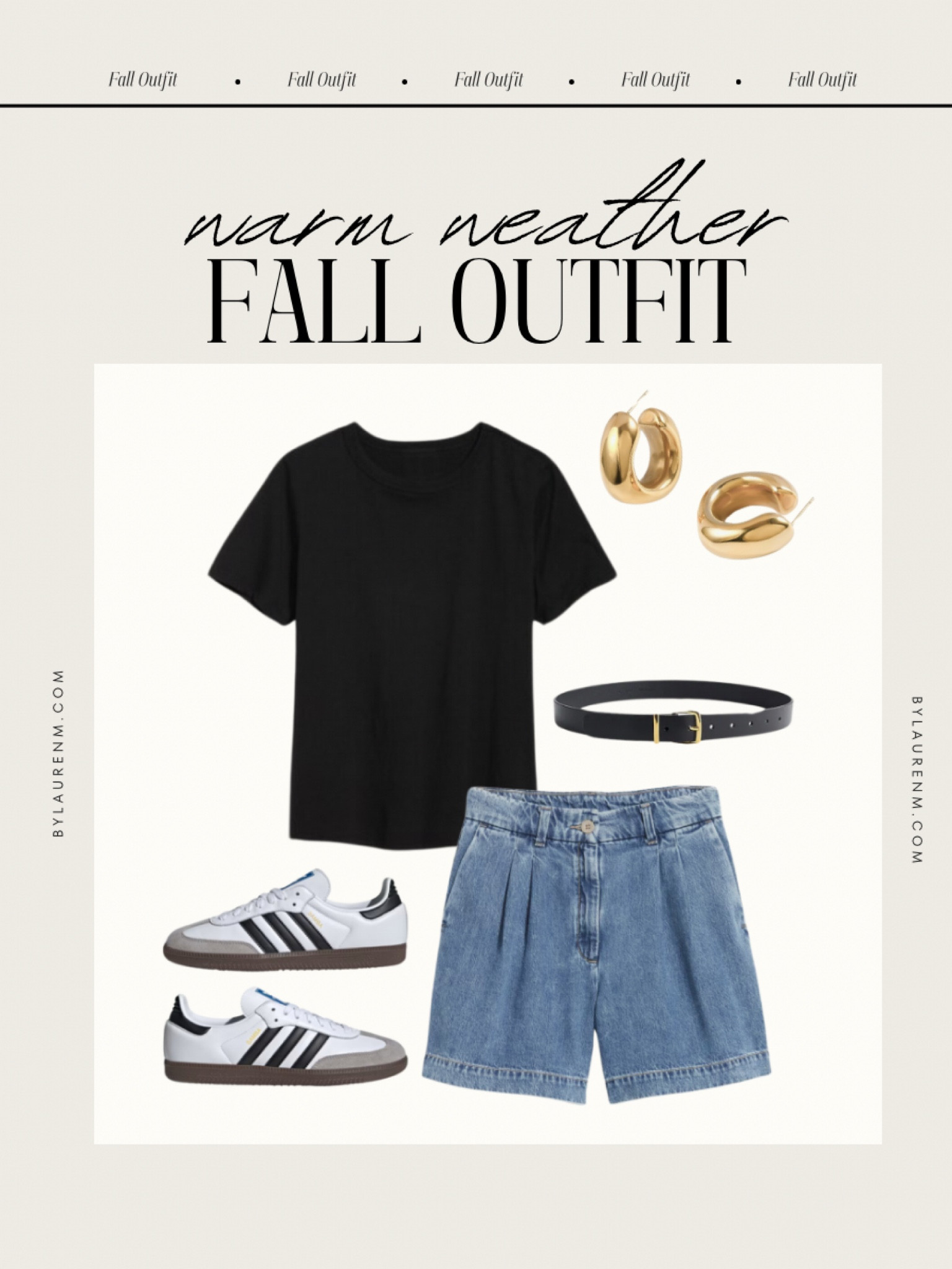 Early fall easy outfit idea. Minimalist fall style. Trouser shorts outfit, all fit tts. 

#LTKFindsUnder100 #LTKSaleAlert #LTKFindsUnder50