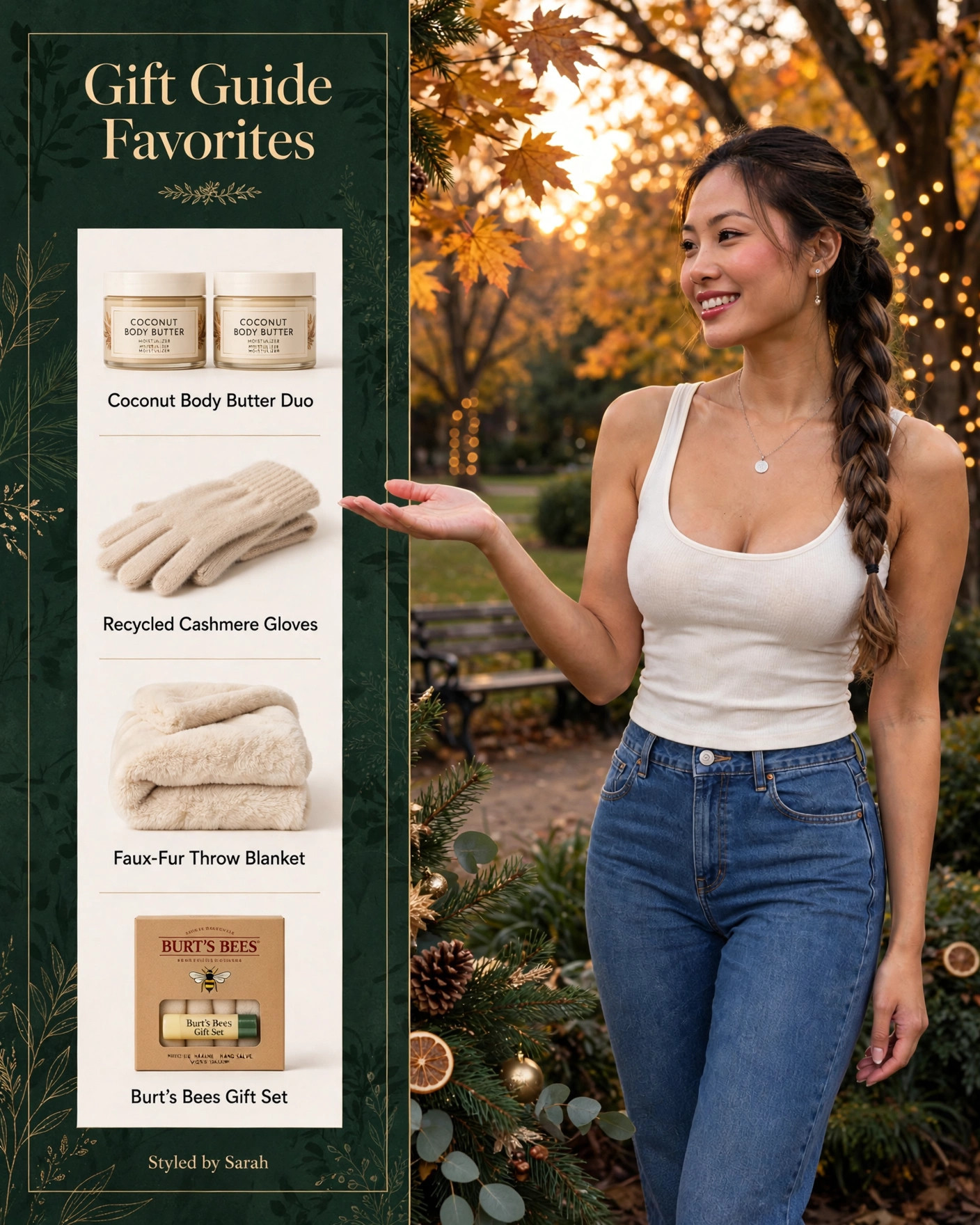 Gifts Under $30 🎁 Thoughtful gifts that won't break the bank — body butter duo, cozy gloves, faux-fur throw, and Burt's Bees set. #LTKGiftGuide #giftsunder30 #holidaygifts 

 