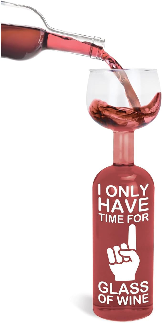 BigMouth Inc. Wine Bottle Glass Holds a Full Bottle Funny Novelty Gifts for Wine Lovers Giant Dri... | Amazon (US)