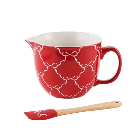 Holiday Time 2 Piece Ceramic Batter Bowl Set Trellis, Bakeware | Walmart (US)