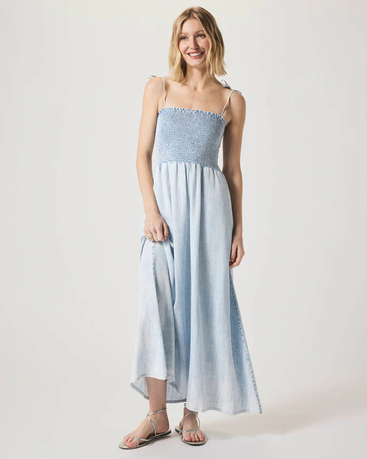 Indigo Tie Strap Dress | Splendid | Splendid