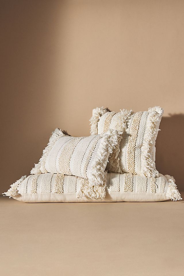 Textured Indira Pillow | Anthropologie (US)