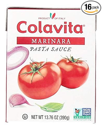 Colavita Marinara Pasta Sauce 13.76oz Tetra Recart, (Pack Of 16) Eco-Friendly, Sustainable Packag... | Amazon (US)