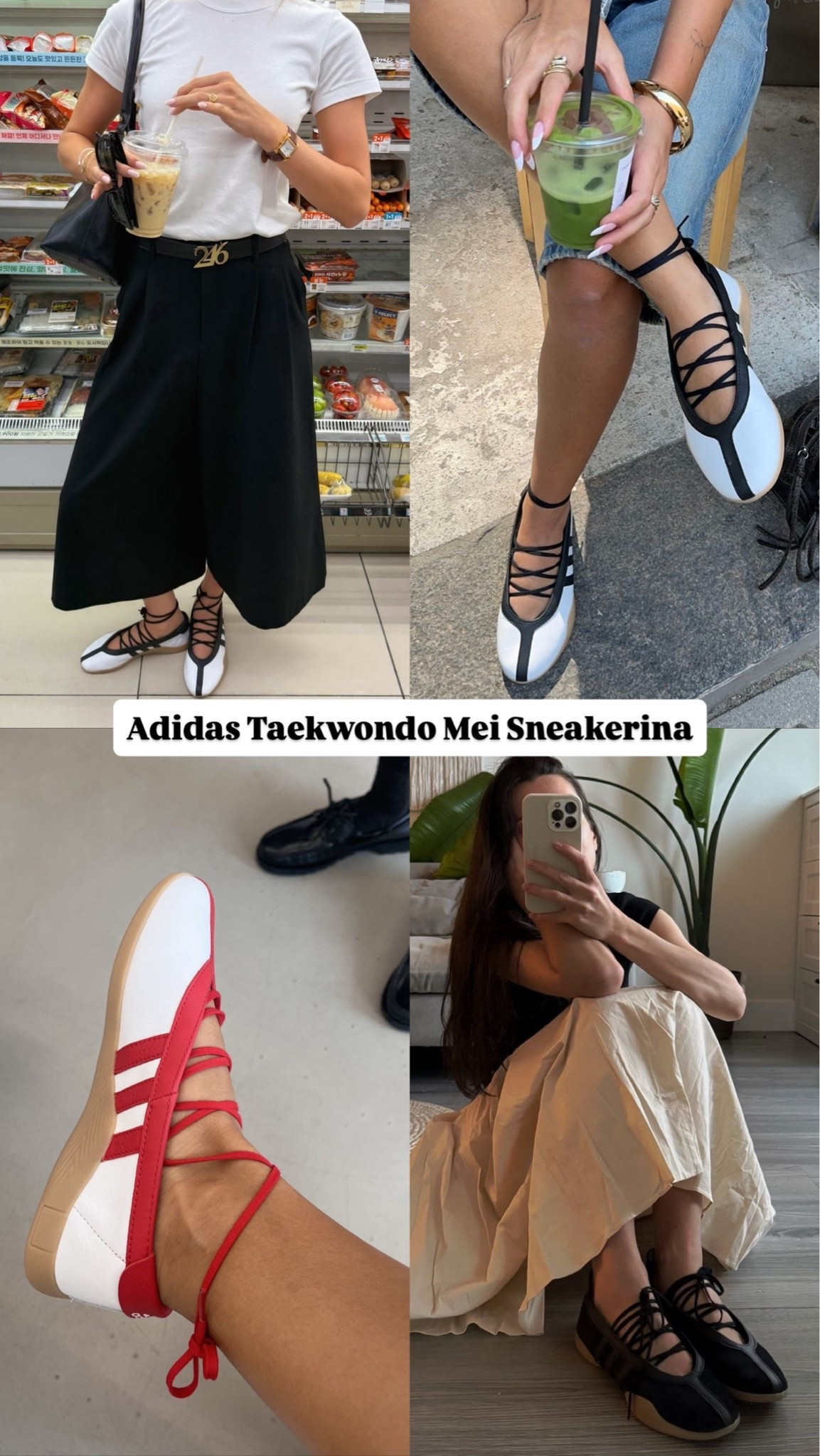 Adidas Taekwondo Mei Sneakerina
the sleek sneaker every cool girl is styling with capris and mini skirts lately
#SneakerinaTrend #Fashion2026 #LTKStyle

#LTKootd #LTKSaleAlert