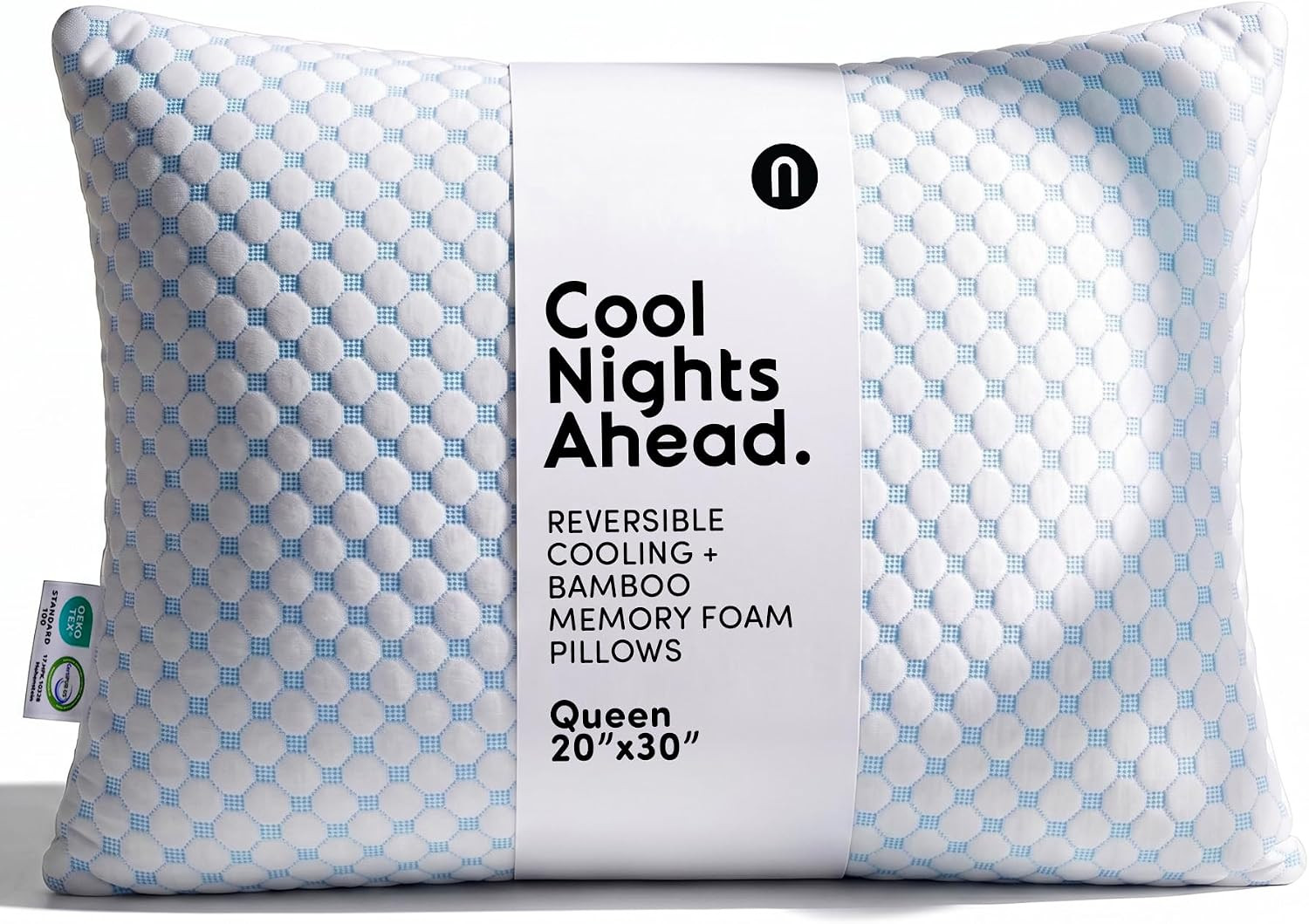 Nestl Cooling Memory Foam Pillow, Queen | Amazon (US)