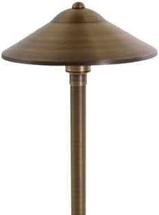 VOLT Max Spread 12V Solid Cast Brass Path Light (25" Tall, 9" Shade) for Low Voltage Landscape Li... | Amazon (US)