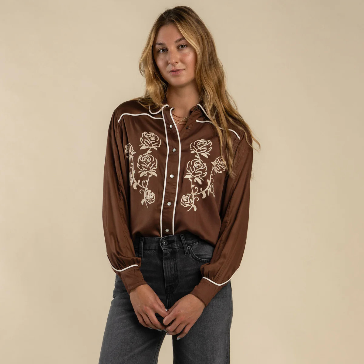 Dakota Embroidered Long Sleeve Shirt | Sendero Provisions Co.