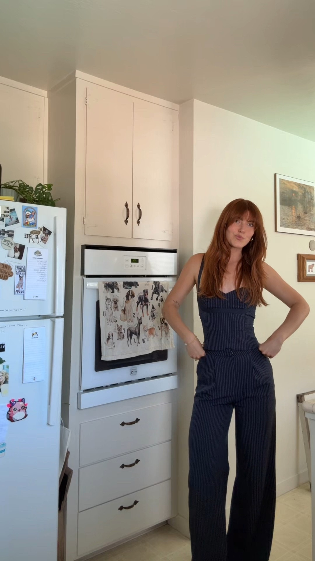 wearing a 4 tall 🖤