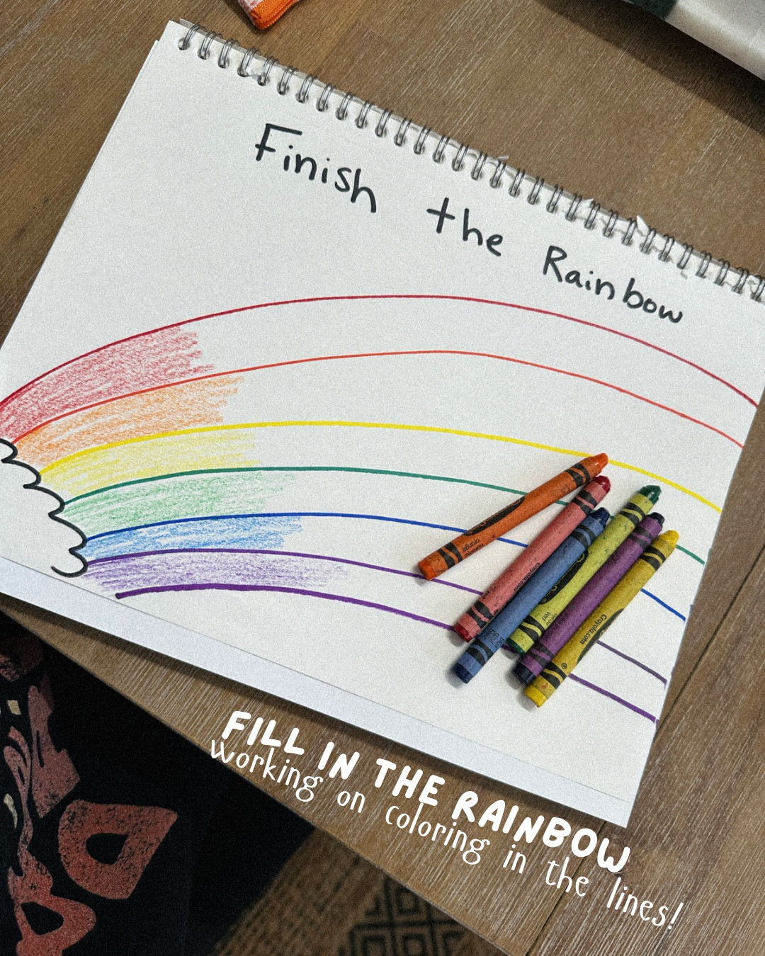 Practicing coloring in the lines! 

Toddler mom // toddler learning // Amazon find // toddler activities // learning journal 