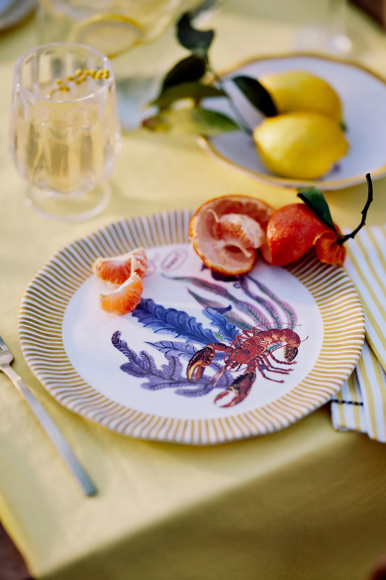 Nathalie Lete By the Sea Melamine Dinner Plate | Anthropologie (US)