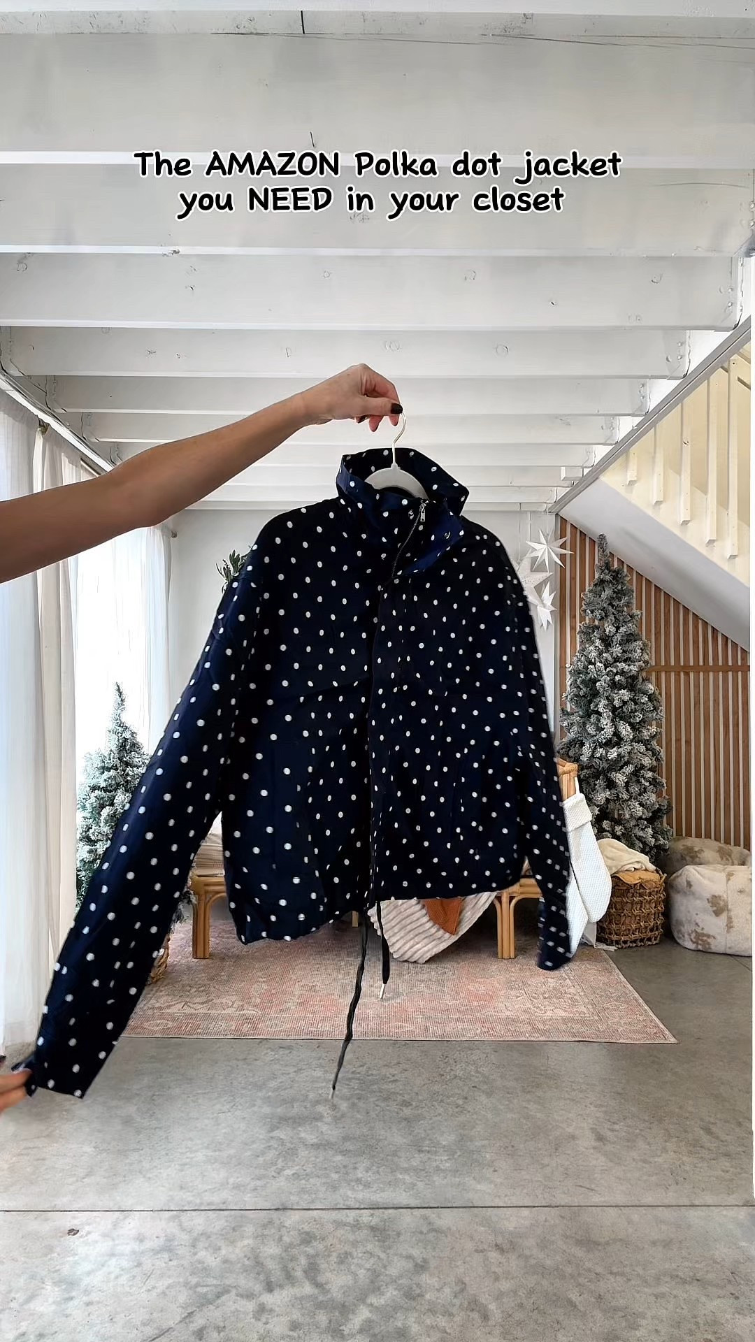 The AMAZON polka dot jacket you NEED in your closet!

Size M ~ Fits TTS.  AND it’s on SALE!

Normally $39.00 ~ NOW $31.58


#LTKOver40 #LTKSaleAlert #LTKActive