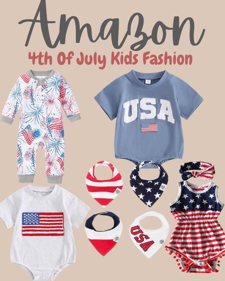 4th of July outfits for babies and toddlers from Amazon! 
Newborn clothes, newborn onesie, toddler fashion, toddler outfit, baby outfits, baby fashion, amazon finds, amazon baby, patriotic baby outfits, patriotic kids outfits, 4th of July, Fourth of July 

#LTKKids #LTKSeasonal #LTKBaby