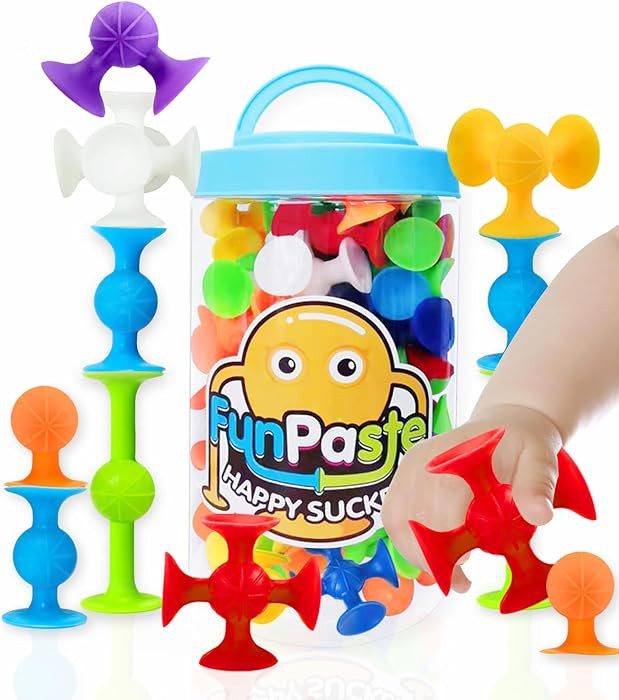Suction Bath Toys for Baby, 24 Piece Starter Set Suction Cup Toys Preschool Sensory Fidget Toys f... | Amazon (US)