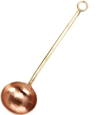 Stainless Steel Hammered Copper & Forged Gold Ladle | Dillard's