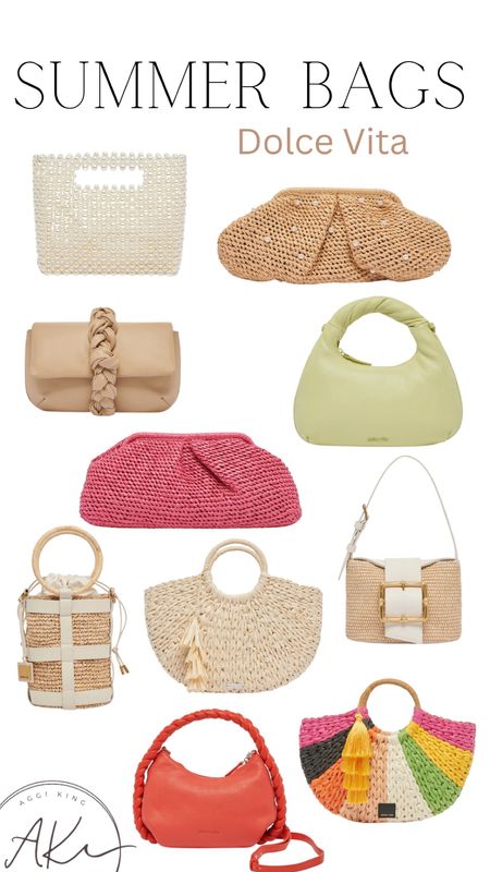 Summer bags from Dolce Vita 

#summer #bag #purse #summerbags #dolcevita 

#LTKGiftGuide #LTKFind #LTKitbag