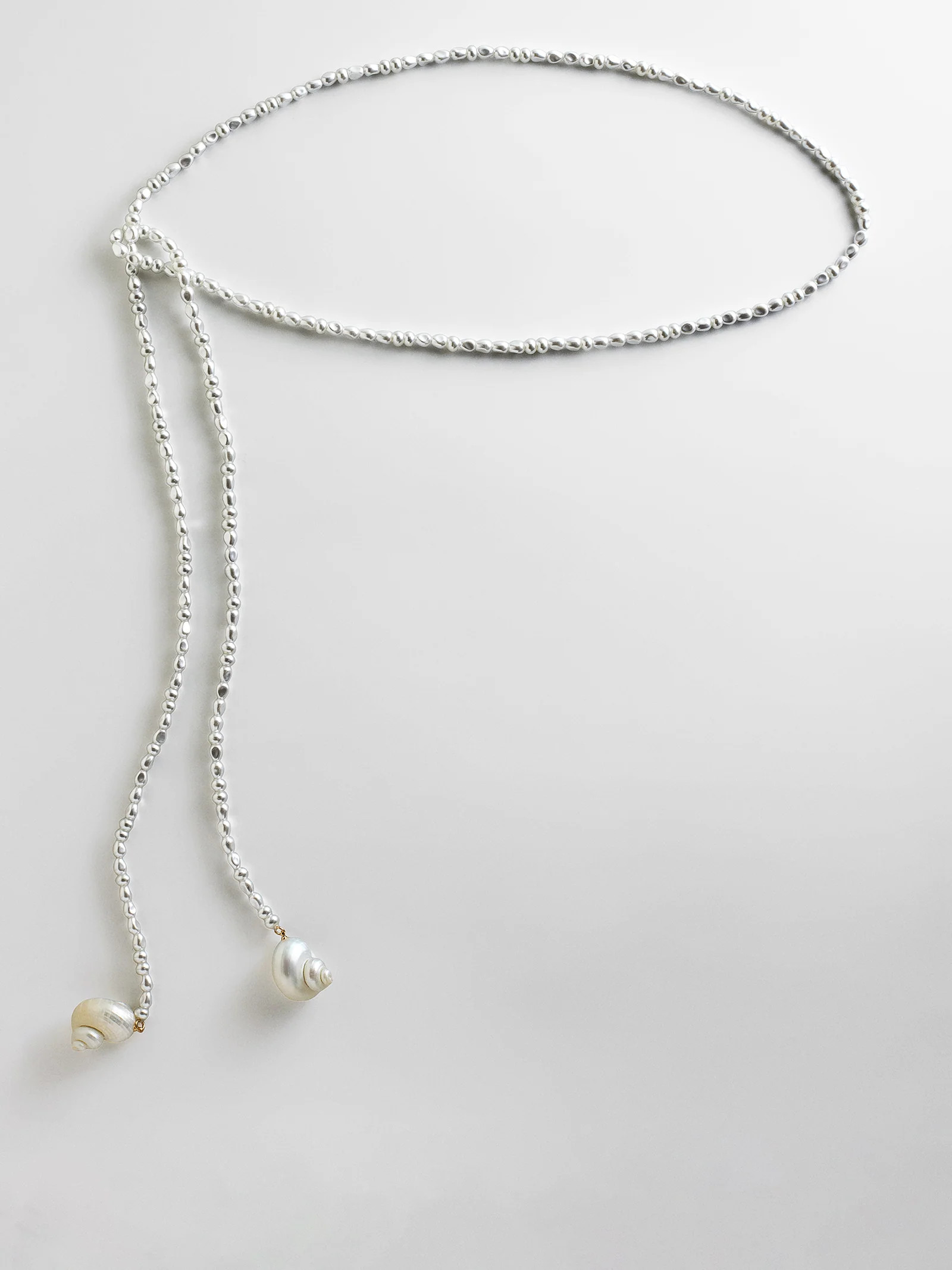 Santana Shell Belly Chain - Pearl | BaubleBar