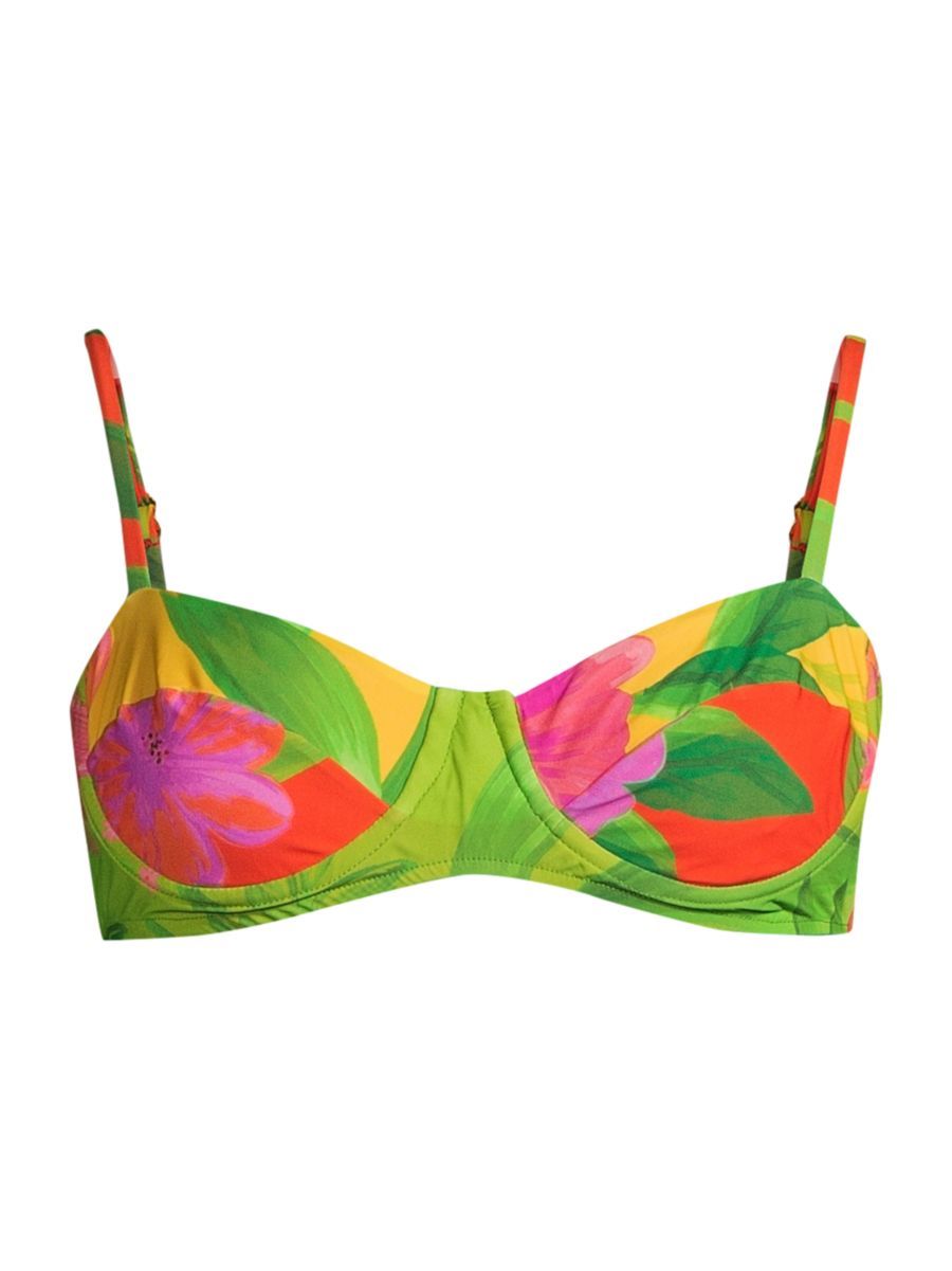 Romantic Garden Balconette Bikini Top | Saks Fifth Avenue
