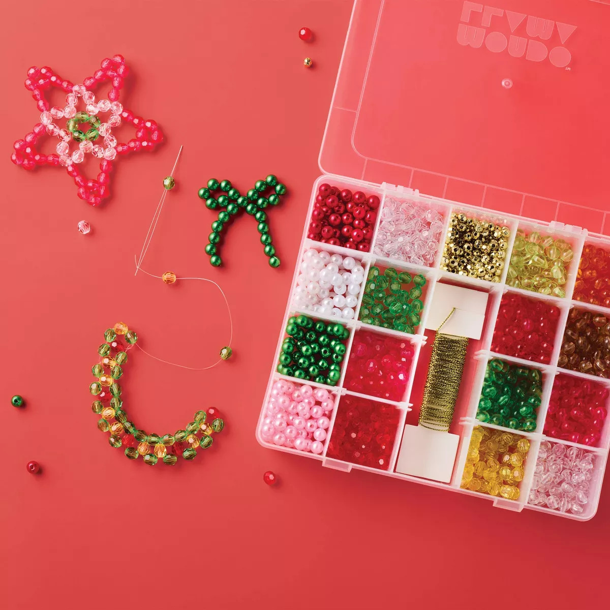 Christmas Craft Beaded Ornaments Kit - Mondo Llama™ | Target