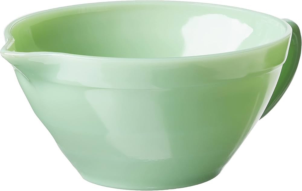 Jadeite Glass Collection™ 1.25 Quart Mixing Bowl w/ Handle | Amazon (US)
