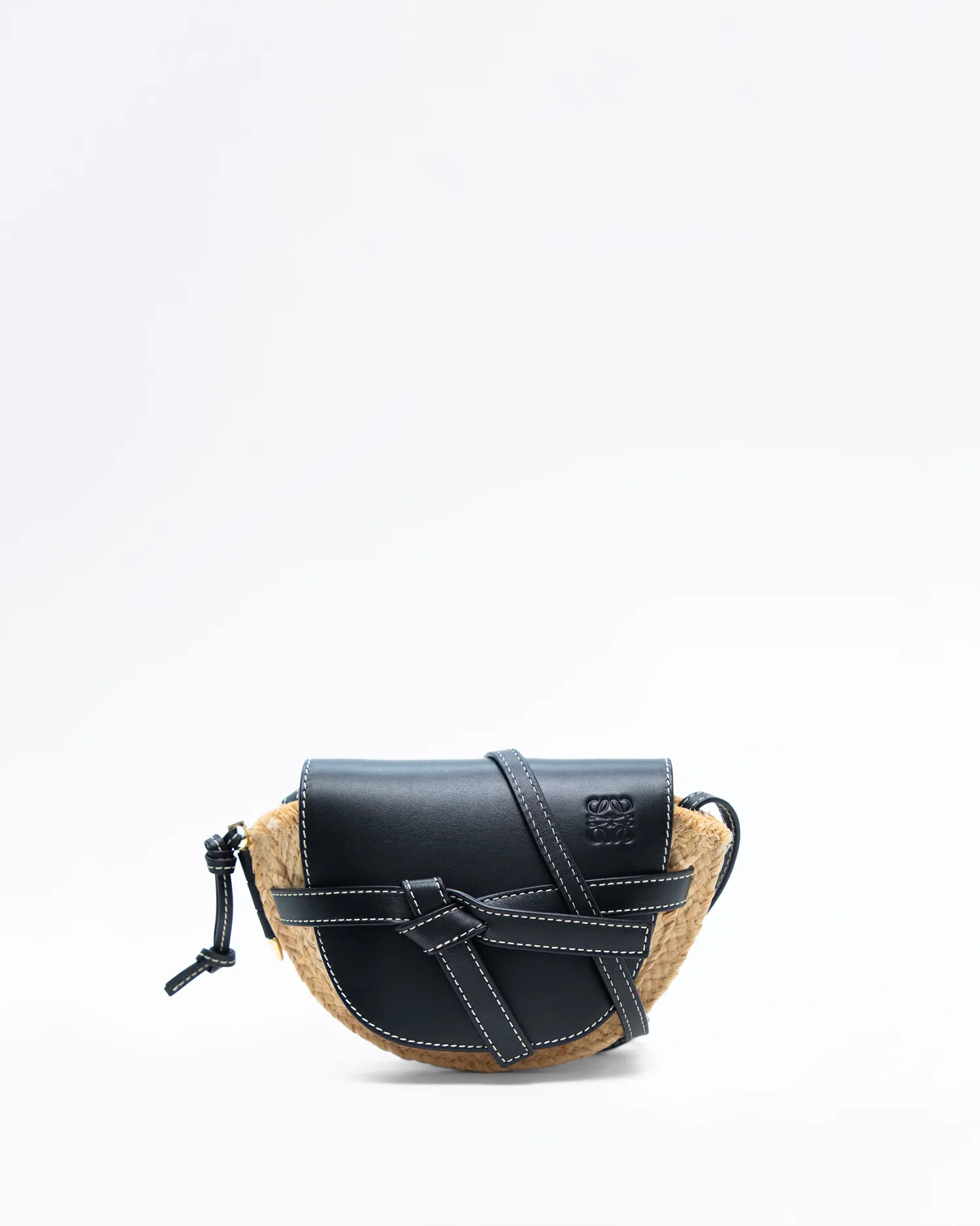Raffia Mini Gate Bag | Vivrelle