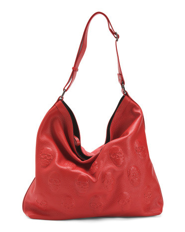 Leather Multi Skull Hobo For Women | TJ Maxx