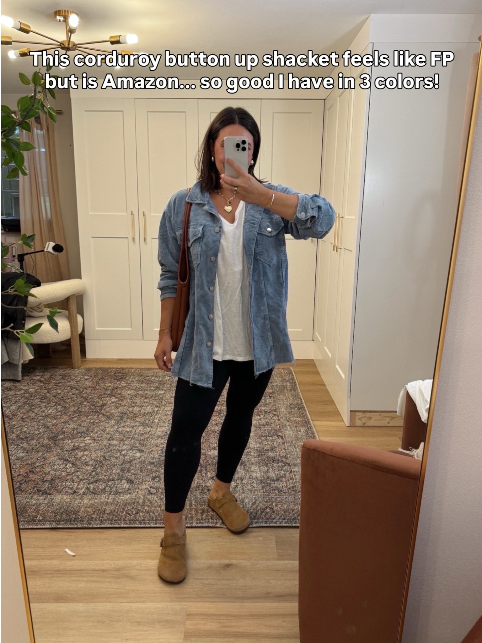 Easy elevated leggings outfit for early fall :)
Size L! 
Spanx code NINAXSPANX

#LTKSeasonal #LTKMidsize #LTKootd
