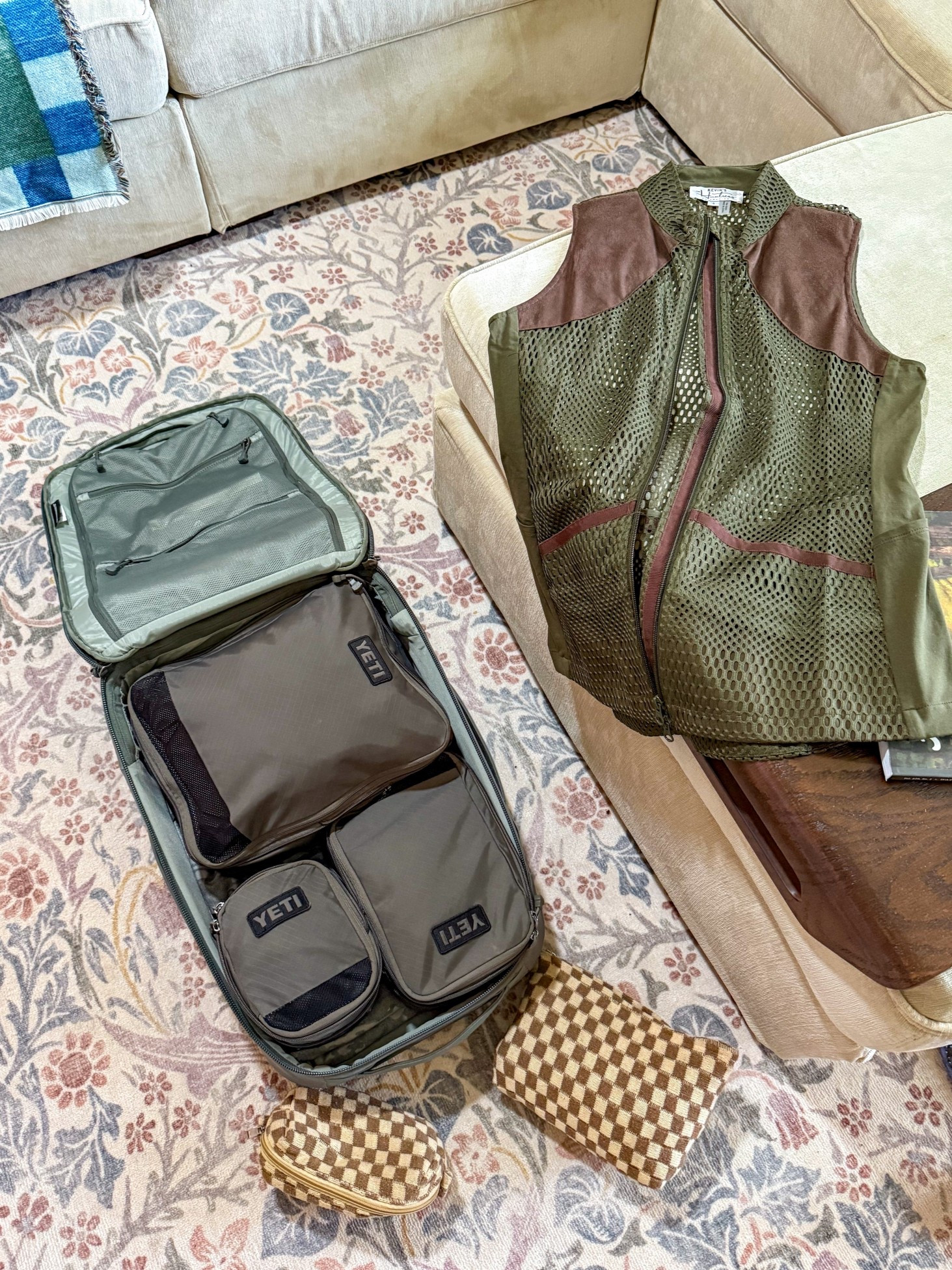 I love these packing cubes by YETI and have been using them for years! And the YETI luggage is super tough. The small one is perfect for a carry on or quick trip.

WHAT I PUT IN PACKING CUBES:
Large: shirts/pants
Medium: sports bras/tank tops
Small: socks/underwear

I also have an extra small for my Camino bag for chargers and cords!

I use the checkered bags for my bathroom bags! Big for makeup and small for toothbrush and medicines and small stuff : )

#LTKFindsUnder50 #LTKTravel
