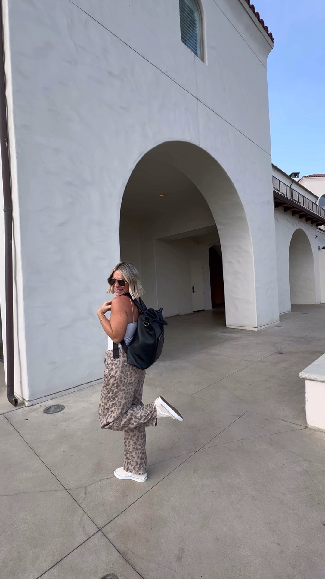 OOTD as a mom of 3 taking one of her littles out.  Leopard barrel jeans and the perfect mom bag. 

5'3 130lbs wear a 25

#LTKGiftGuide #LTKHoliday #LTKOver40
