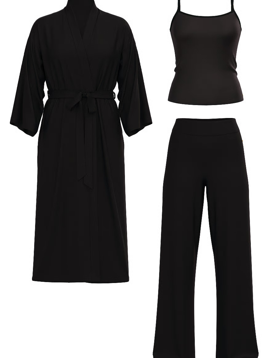 Buy Modal Soft 3-Piece Set, Black - Order Pajamas Sets online - Victoria's Secret US | Victoria's Secret (US / CA )