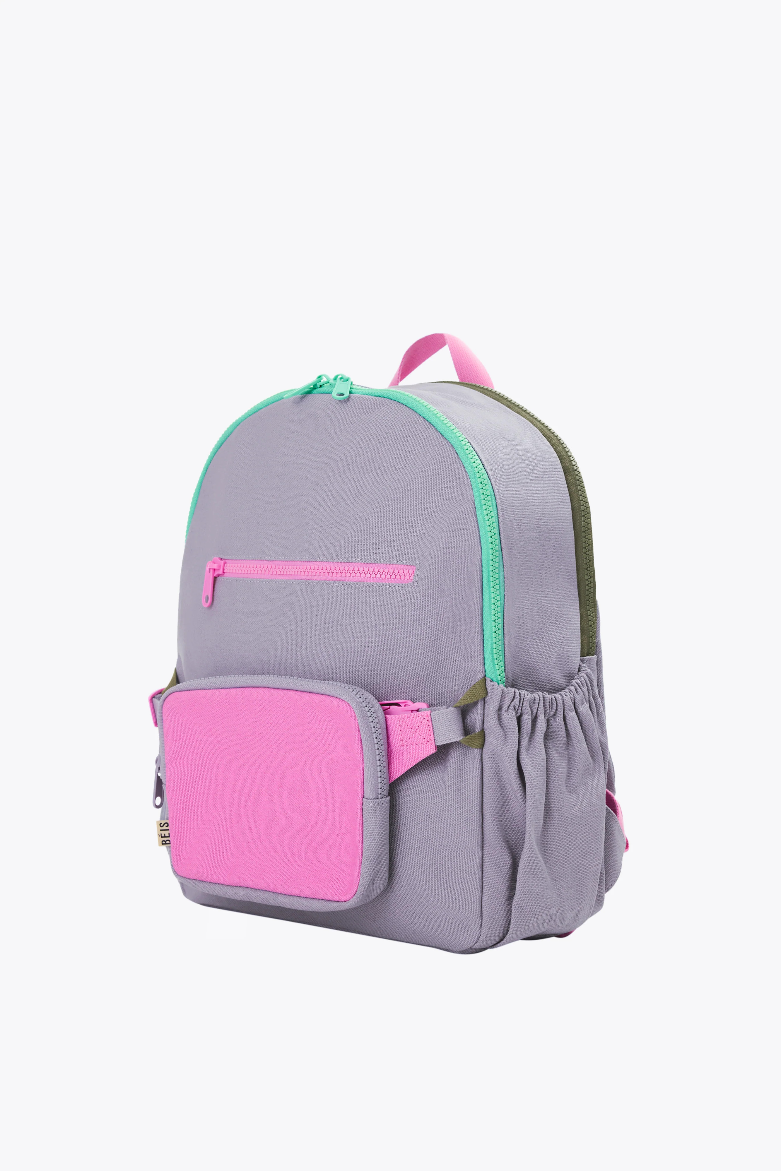 BÉIS 'The Kids Backpack' in Atlas Pink - Best Travel Backpack For Kids in Pink | BEIS