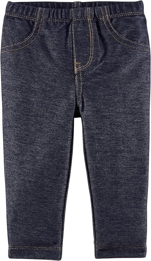 Carter's Baby Girls' Denim Jeggings | Amazon (US)